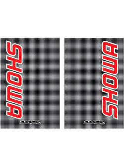 BLACKBIRD RACING FORK STICKERS SHOWA (CARBON LOOK * CLEAR) 2PK