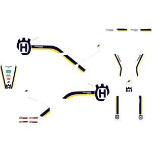 BLACKBIRD RACING Graphic Kit Retro HUSKY 2615AA