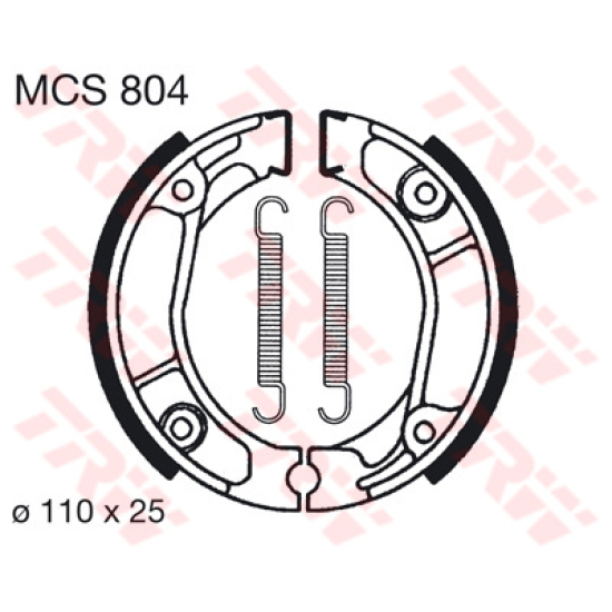 TRW Fékpofa MCS804