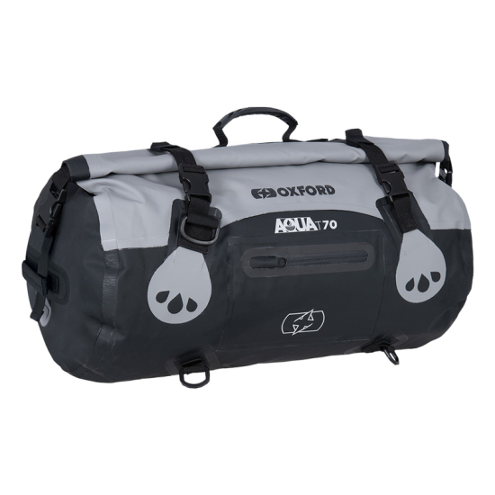 OXFORD Aqua T-70 Roll Táska Szürke/Fekete 70L 1106431002 OL483