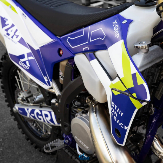 X-GRIP Grafikai Készlet XG-Design #20, kék/fehér/mat SHERCO  #2