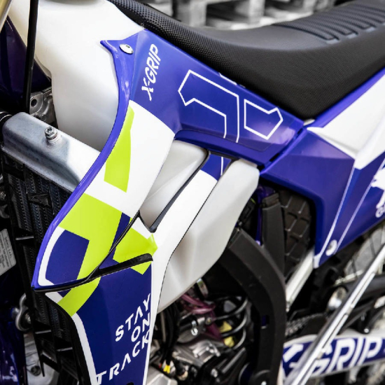 X-GRIP Grafikai Készlet XG-Design #20, kék/fehér/mat SHERCO  #3