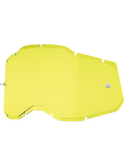 100% Accuri 2/Racecraft 2/Strata 2 Goggle Lens I-YELLOW 59092-00003