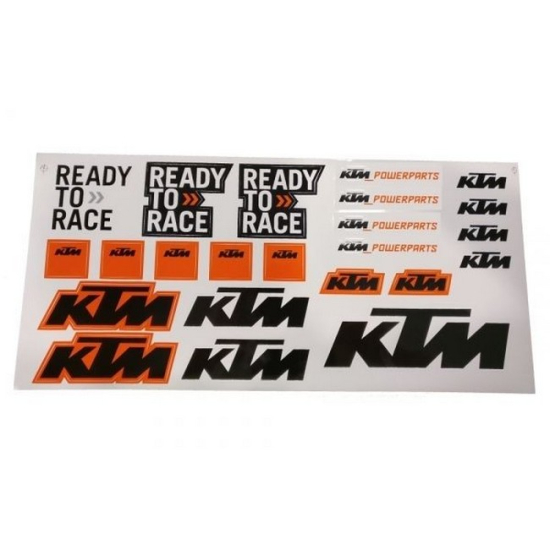 KTM STICKER SHEET 79608978100