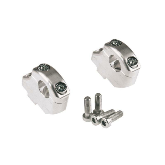 LSL Offset Mounts And Risers, Silver-Plate d 16/30mm, For Ducati With Handlebars Ø22mm 1025908 121RI30DSI 445116