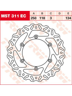 TRW EC Cross Design Féktárcsa FIX WAVE L/R MST311EC