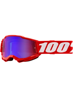 100% Youth Accuri 2 Goggles Piros Tükröződő Piros/Kék 50025-00002