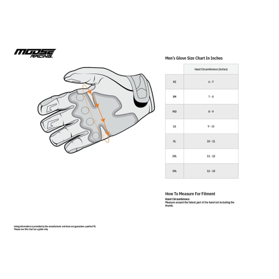 MOOSE RACING GLOVE MX2 33307*** #1