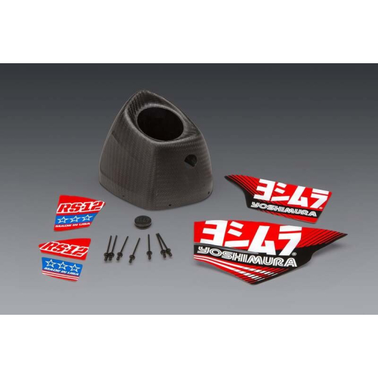 YOSHIMURA USA Carbon End Cap Replacement Kit RS-12 1109770 YM1-CFR-K-1