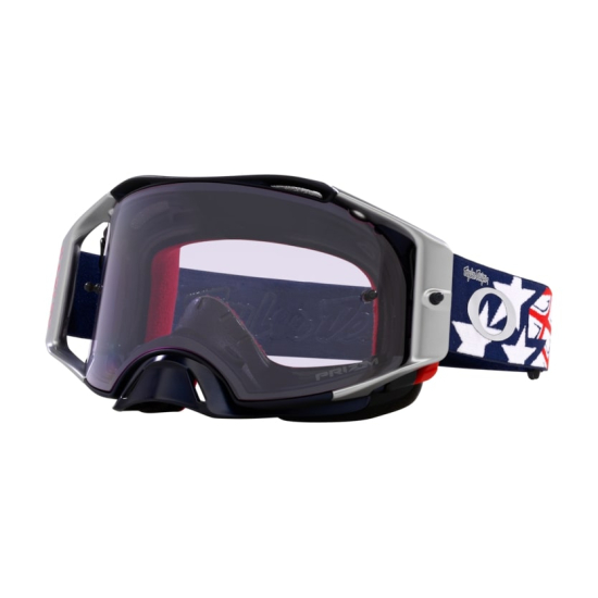 OAKLEY AIRBRAKE MX Goggle 0OO7046 Troy Lee Designs piros fehér kék szárnyak 7046F2