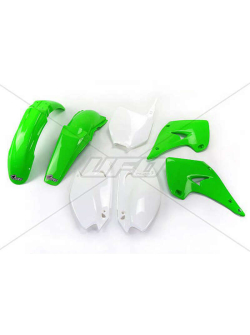 UFO Műanyag Készlet OEM Szín Zöld/Fehér Kawasaki KX125/250 KAKIT201@999