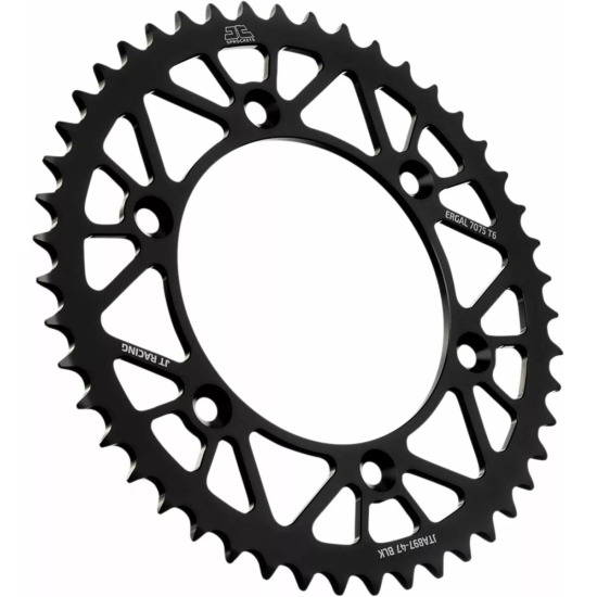 JT SPROCKETS RaceLite Alumínium Hátsó Lánckerék RL 47T HUS/KTM BLK JTA897.47BLK