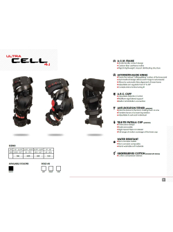 ASTERISK Ultra Cell 4.1 Térdgép - Pár AST-UC-**-BLK-P-4.1