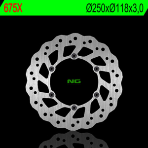 NG BRAKES Hullámos Fix Féktárcsa 675X