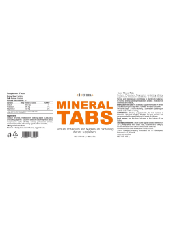 I:AM FUELING Mineral Tabs sótabletta 120db iam001